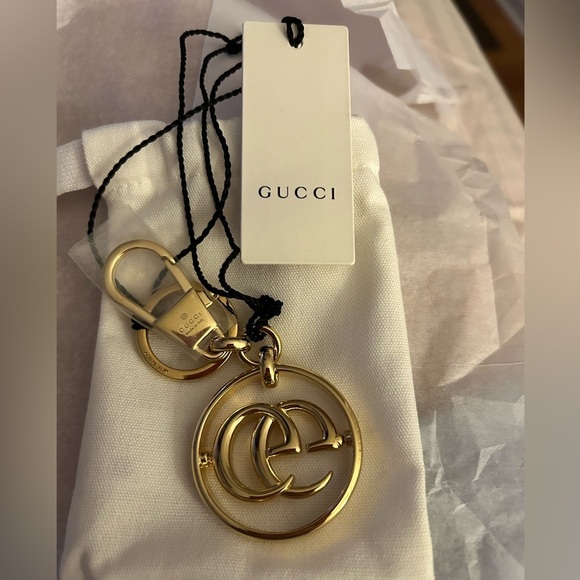 Gucci Double G Bag Charm/Key Ring - Picture 8 of 9